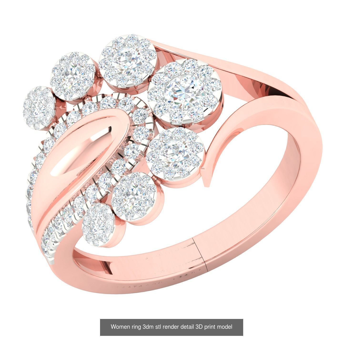 440 engagement wedding women ring 3dm details bulk collection  _164
