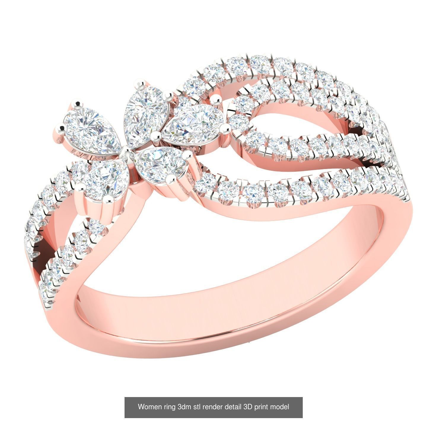 440 engagement wedding women ring 3dm details bulk collection  _21
