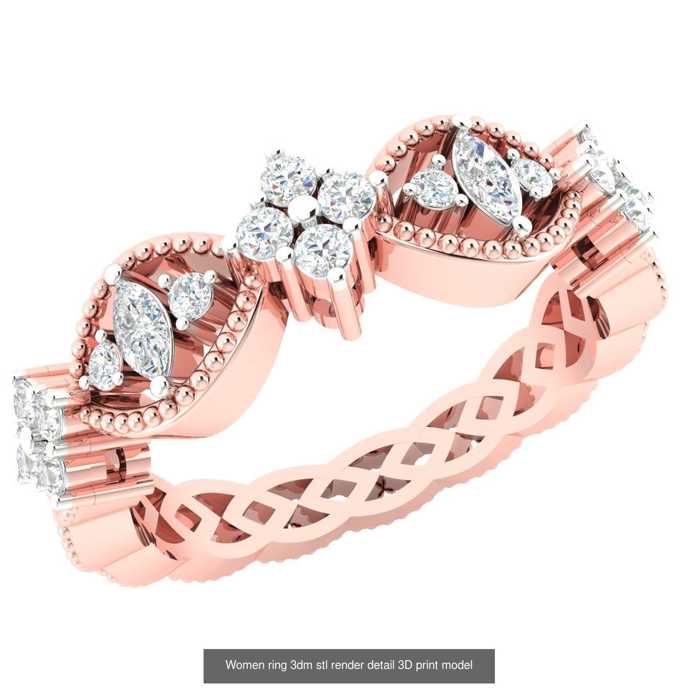 440 engagement wedding women ring 3dm details bulk collection  _46