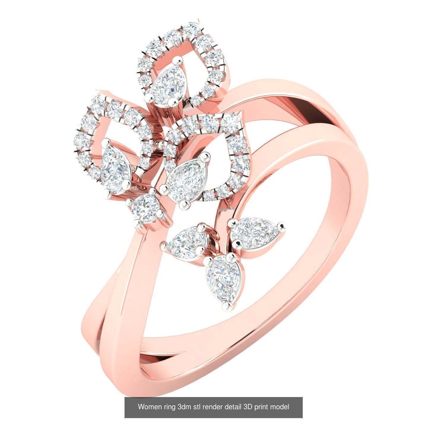 440 engagement wedding women ring 3dm details bulk collection  _76