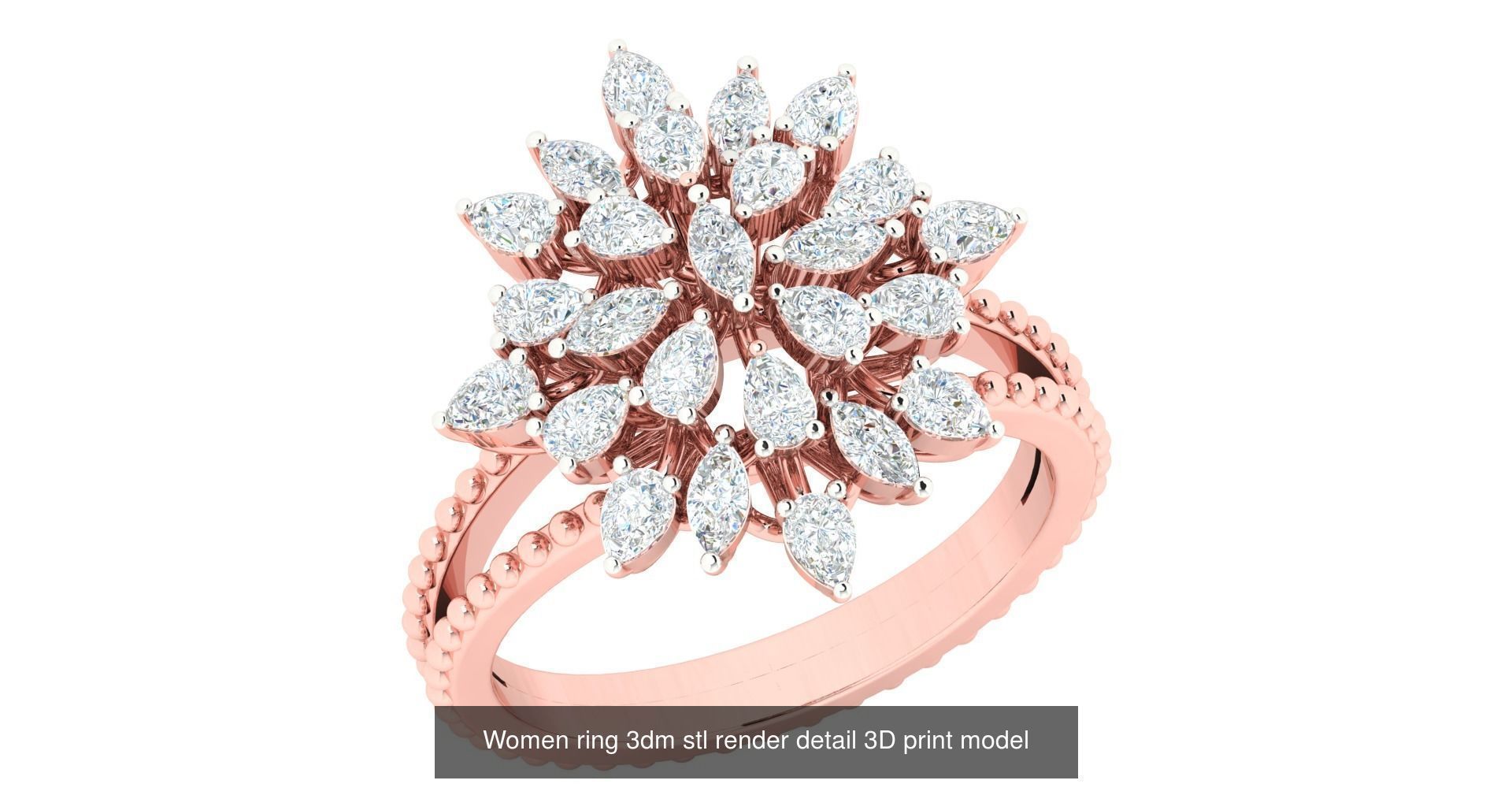 440 engagement wedding women ring 3dm details bulk collection  _122