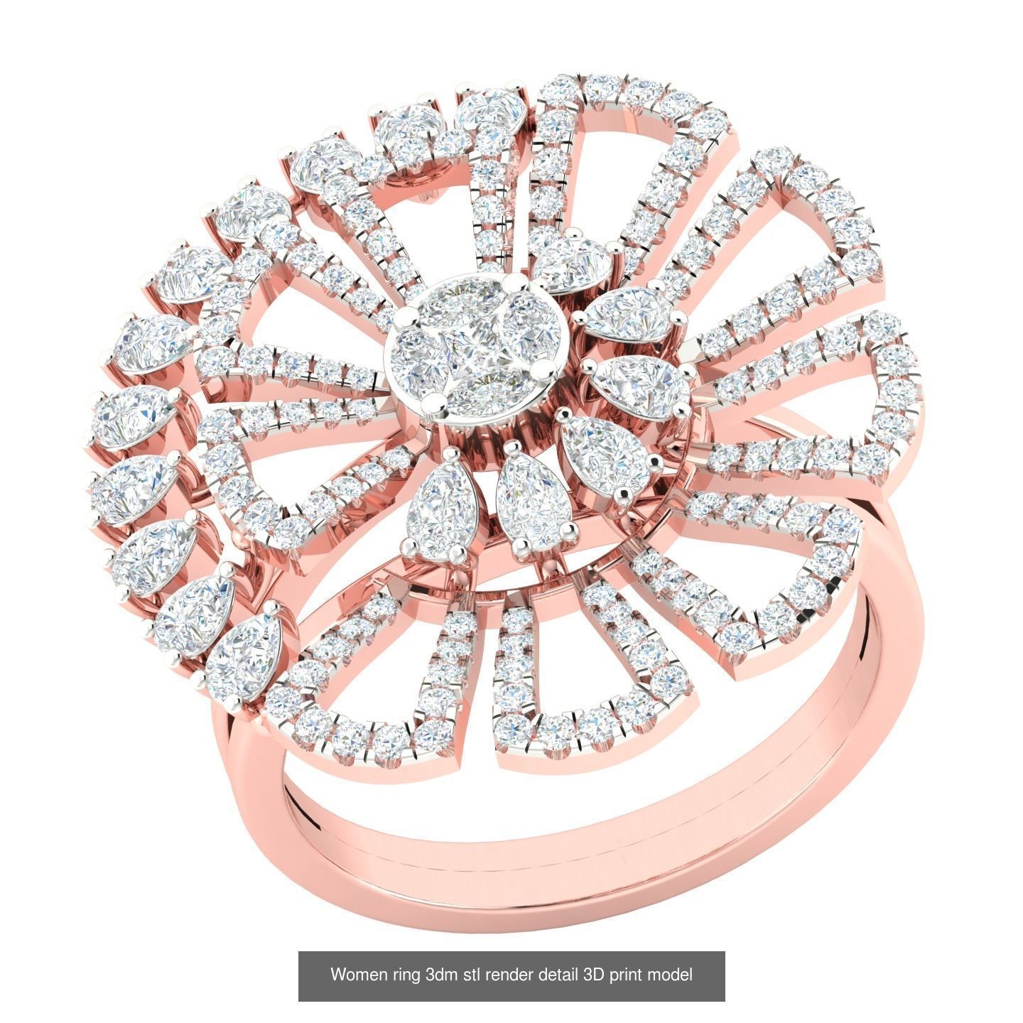 440 engagement wedding women ring 3dm details bulk collection  _80