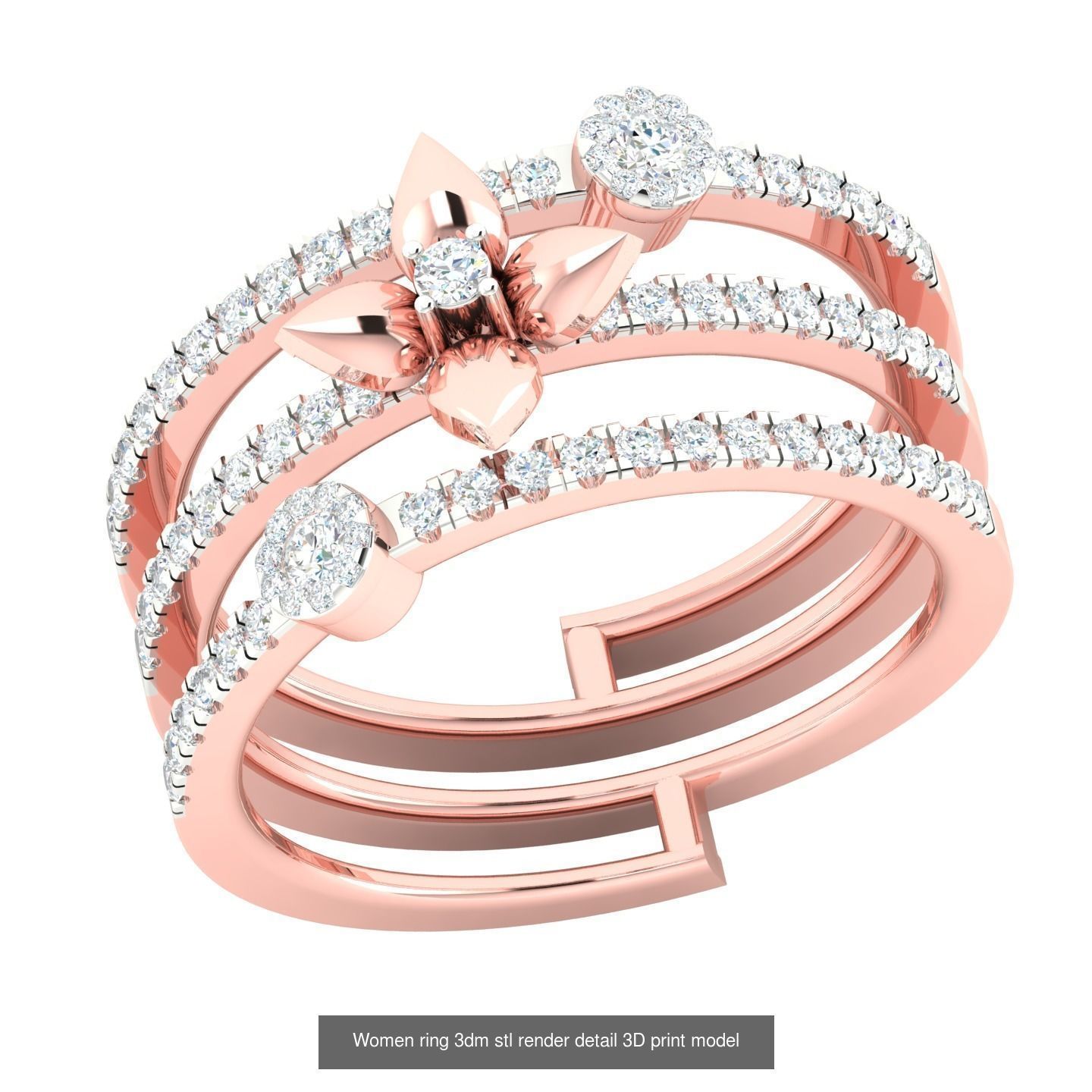 440 engagement wedding women ring 3dm details bulk collection  _42