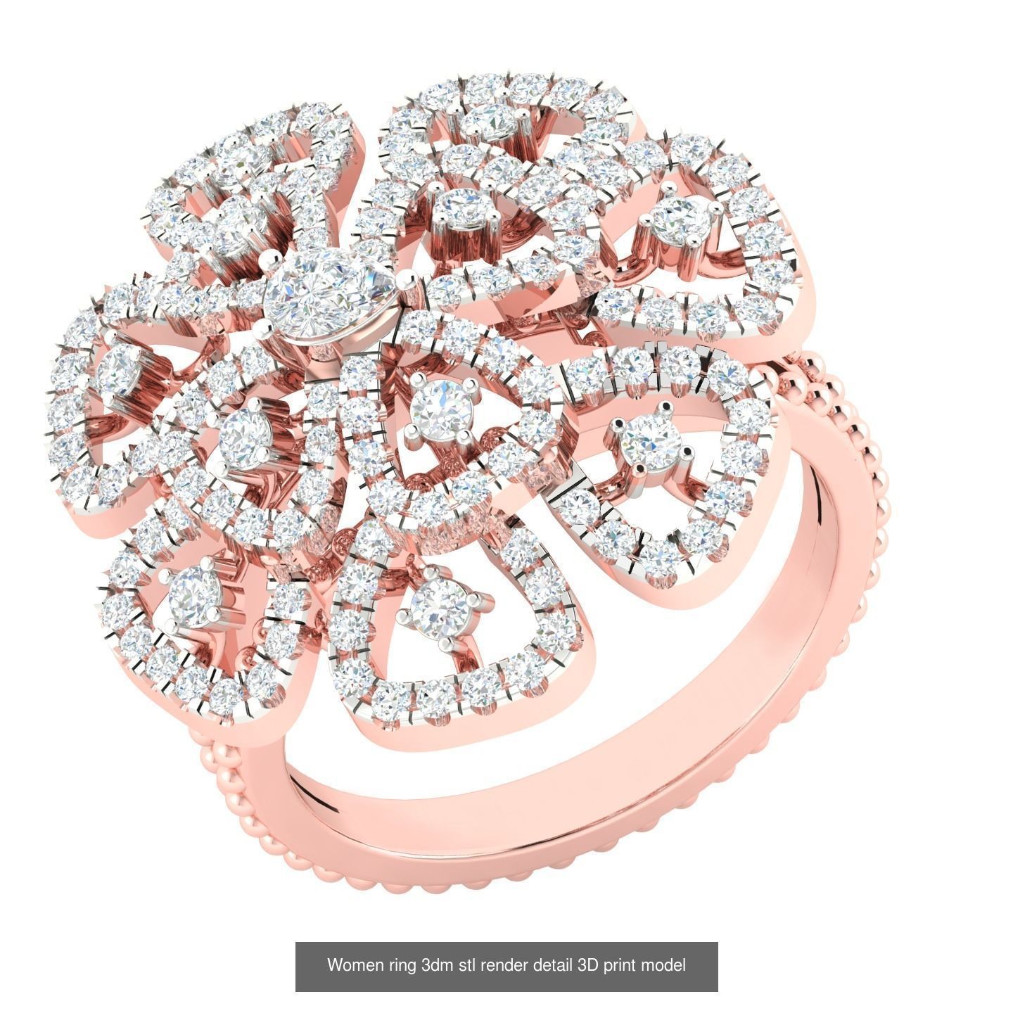 440 engagement wedding women ring 3dm details bulk collection  _23