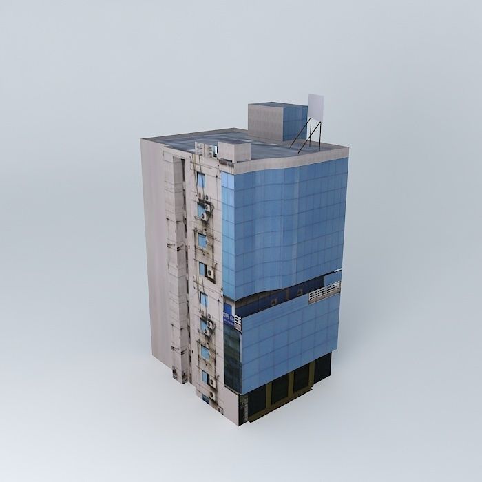 Sunrise Plaza Free 3D model_2