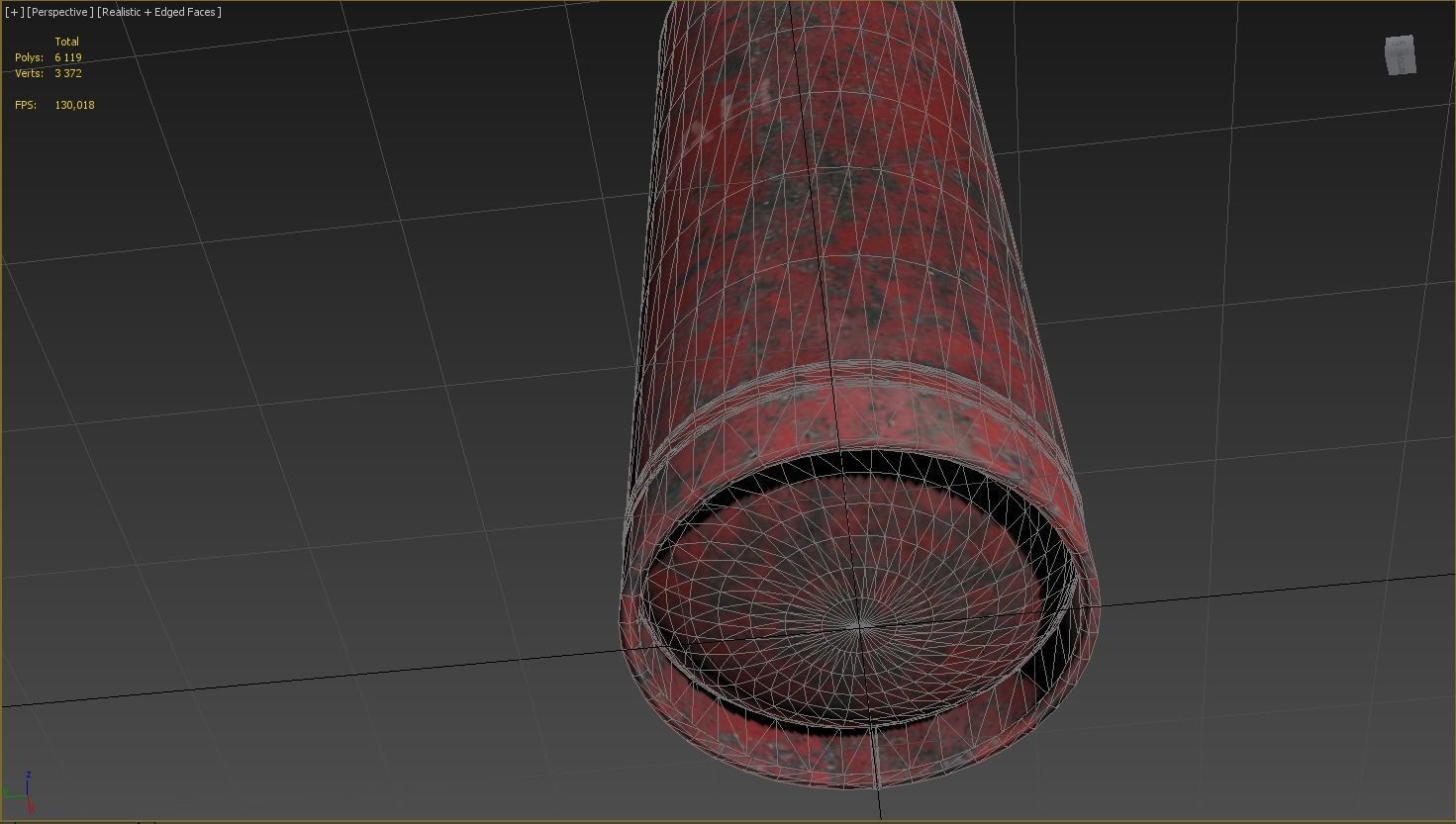 low poly model of a gas cylinder of 34 l and 27 l Free low-poly 3D model_1