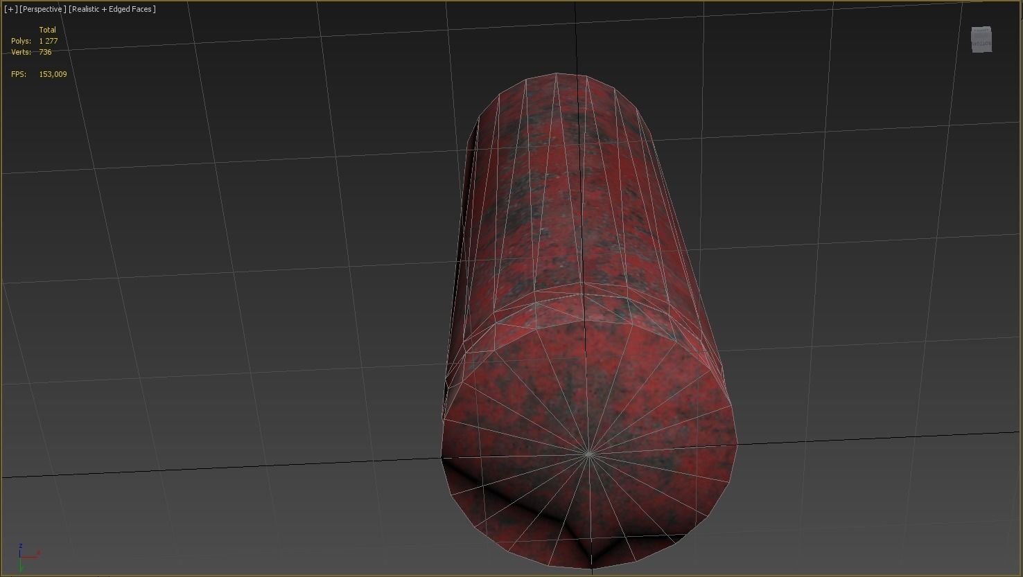 low poly model of a gas cylinder of 34 l and 27 l Free low-poly 3D model_5