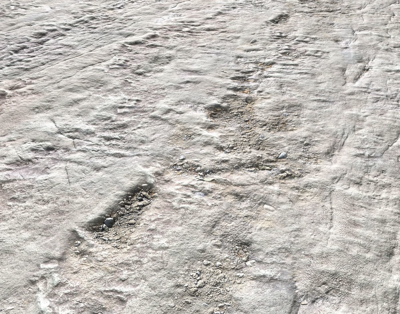 Arid White Ground PBR Texture_3