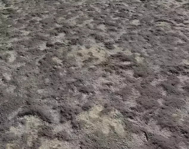 Dirty mud ground PBR
