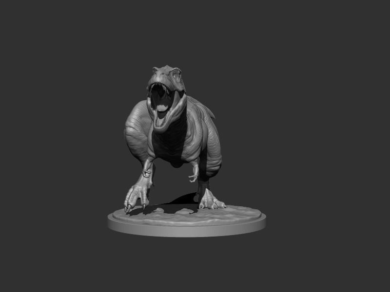 3D Tyrano for Printing 3D print model_2