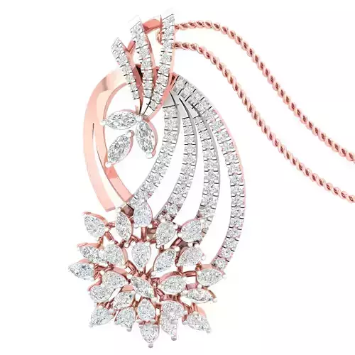 Women pendant earrings 3dm stl render detail 3D print model