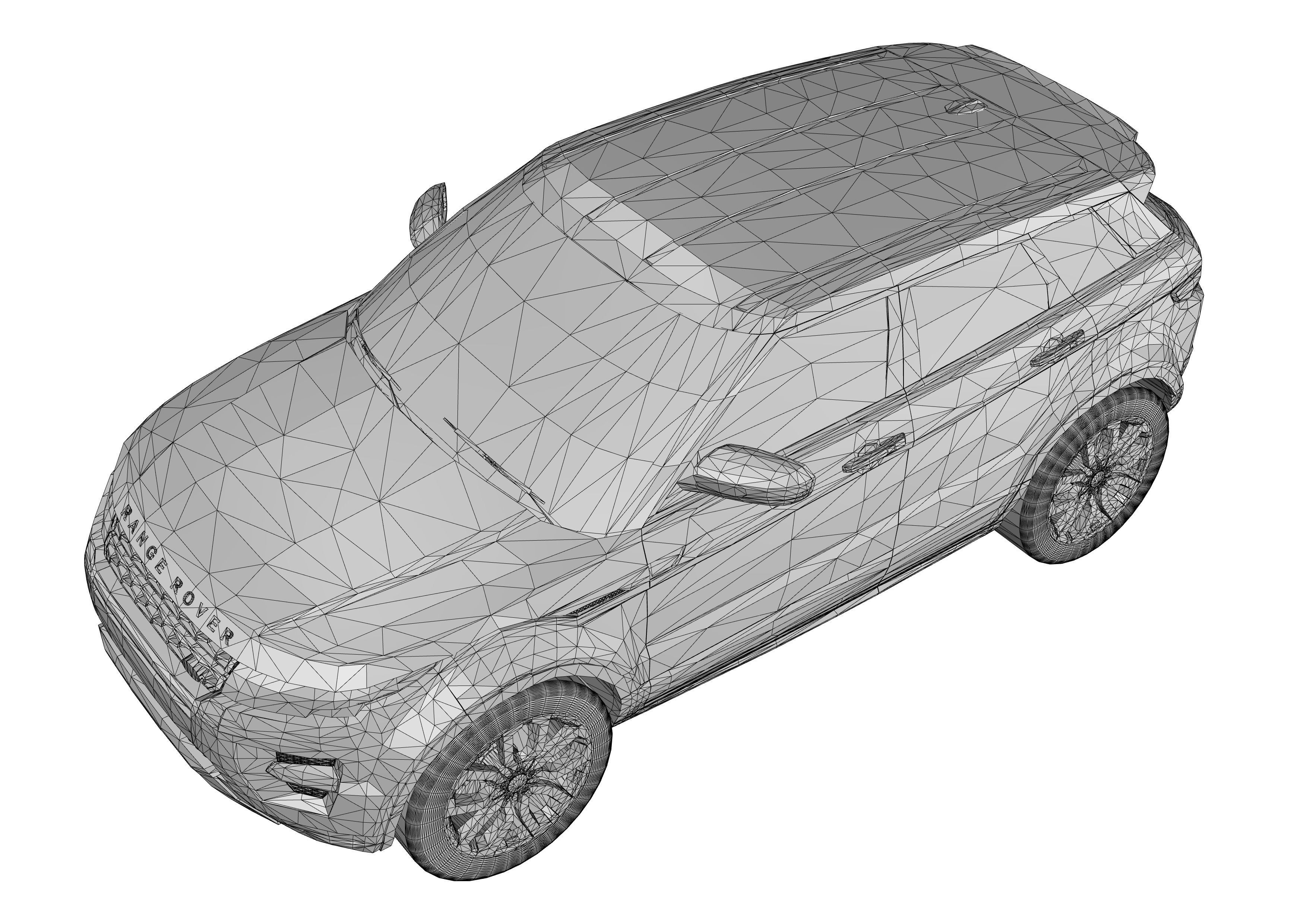 Range Rover Cg RangeRover land rover suv 3D model | CGTrader