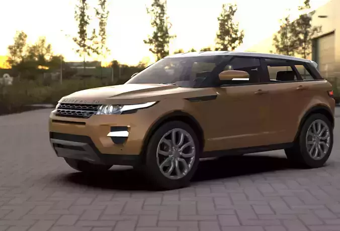RangeRover land rover suv 3D model