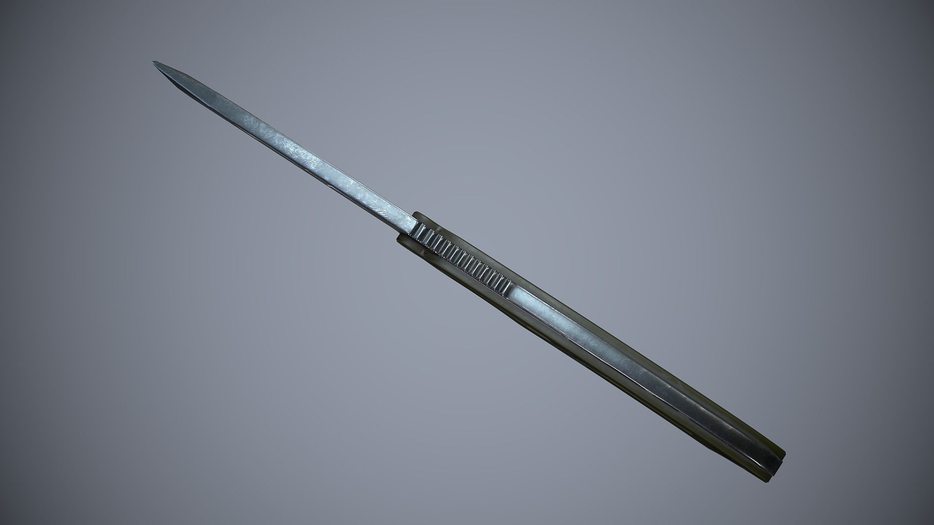 Knife High Tech 2 Low-poly 3D model_14