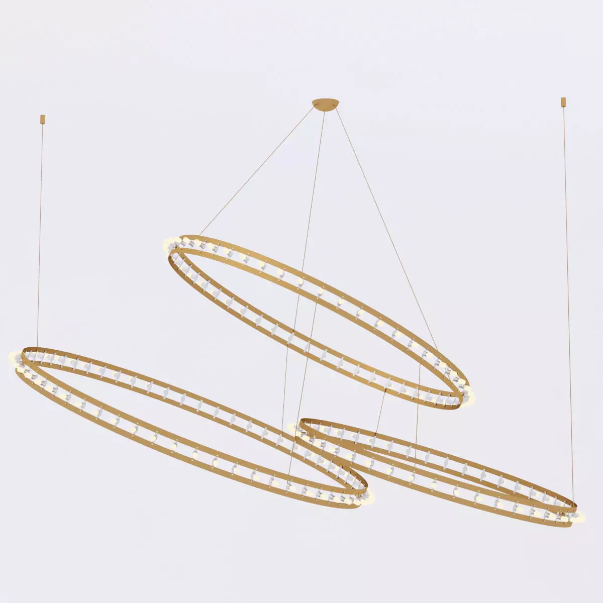 Quasar CITADEL COMPOSITION chandelier 3D model_0