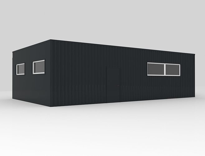 Modular office complete project for assembly   3D model