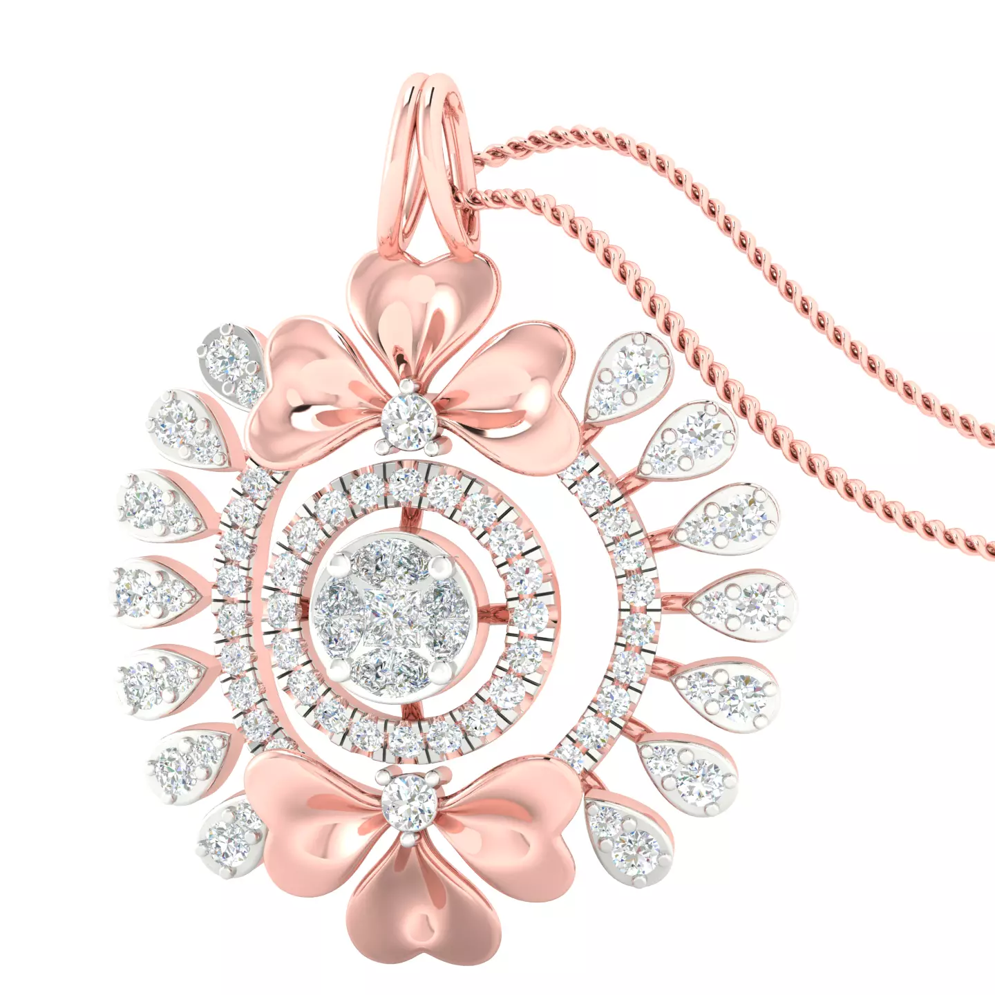 Women pendant earrings 3dm stl render detail 3D print model 3D print model_0