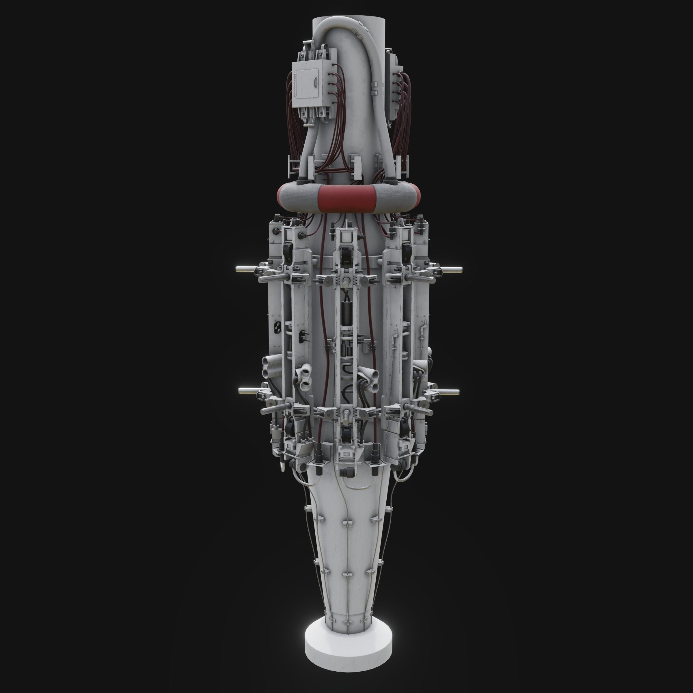 Rotary Bomb Bay Free low-poly 3D model_3
