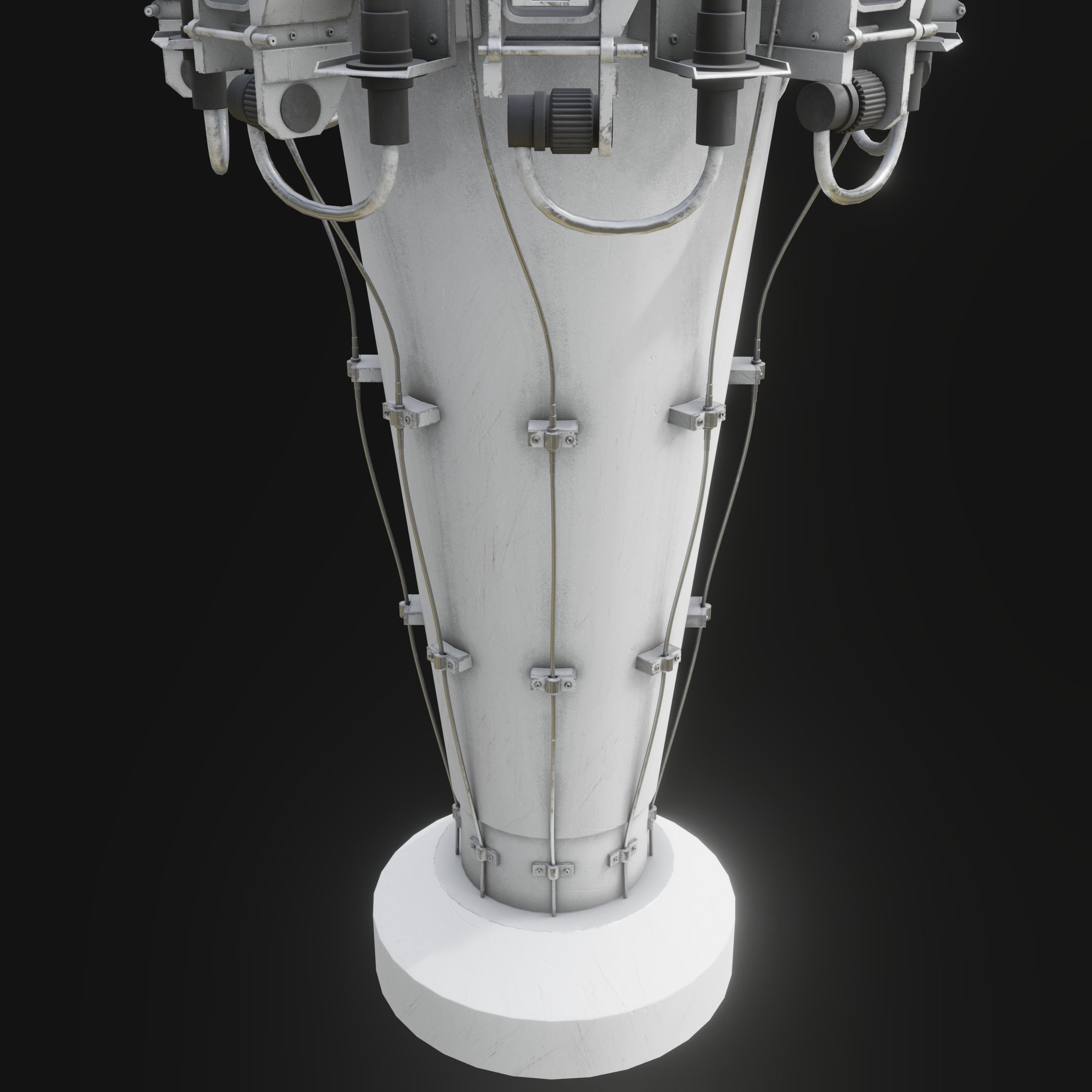 Rotary Bomb Bay Free low-poly 3D model_11