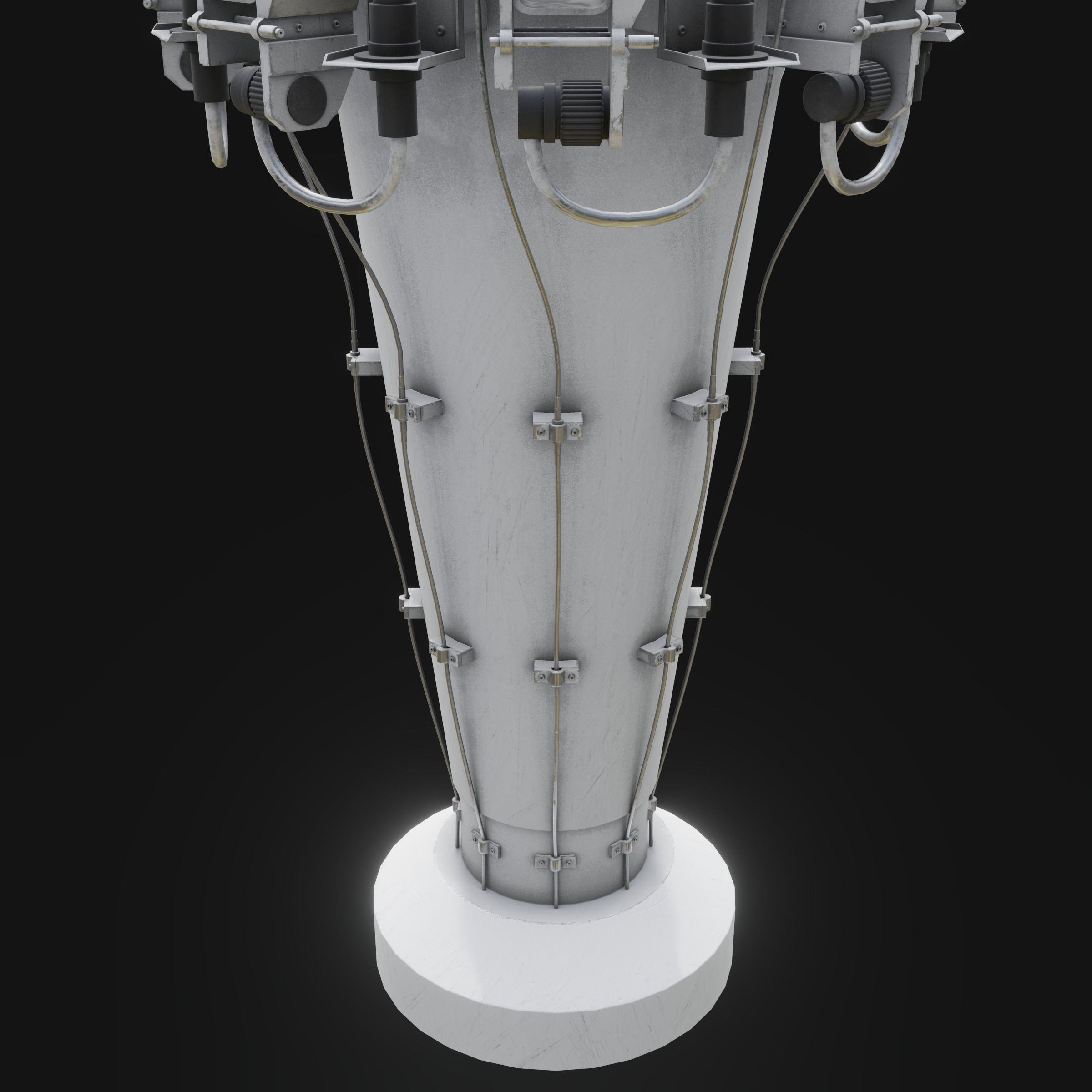 Rotary Bomb Bay Free low-poly 3D model_19