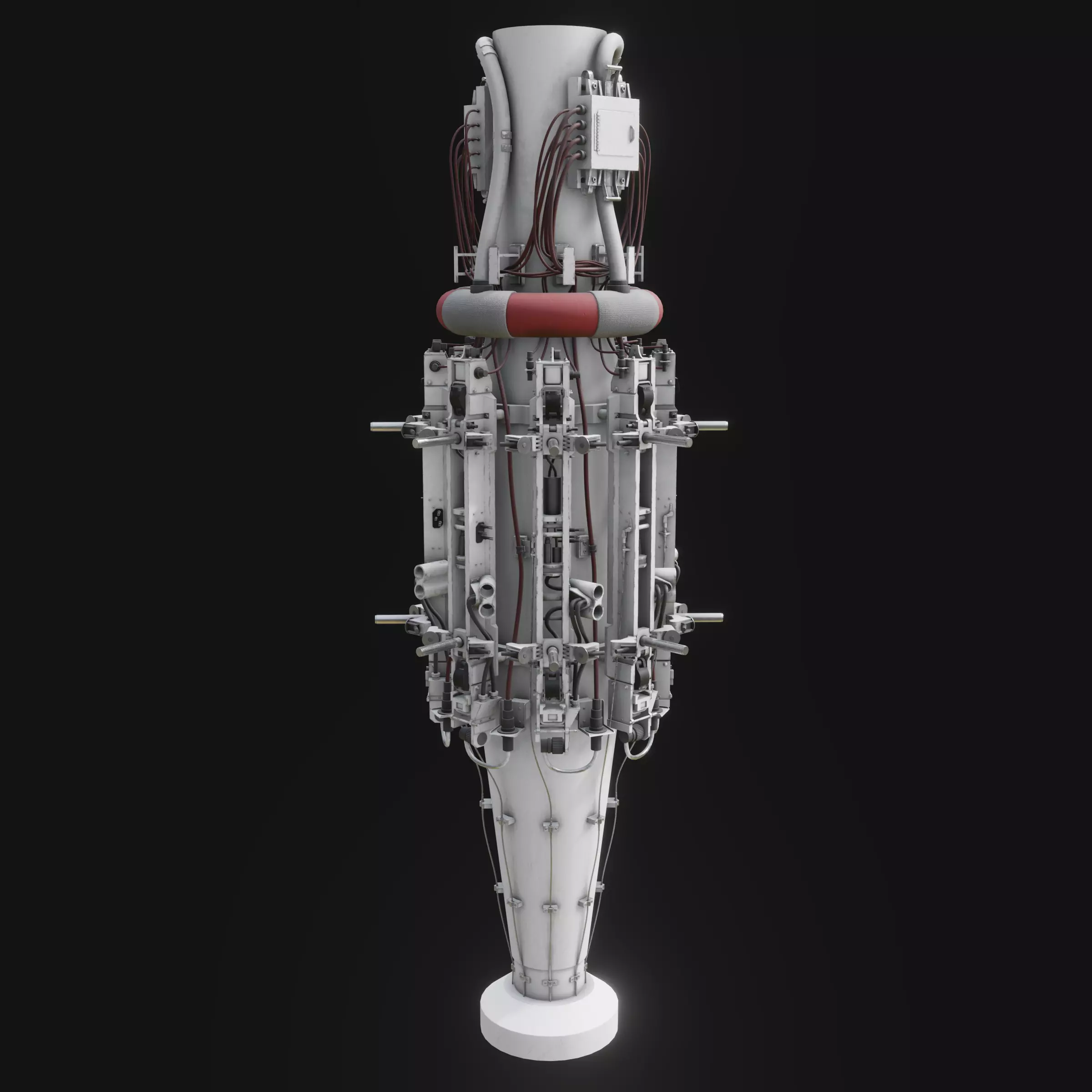 Rotary Bomb Bay Free low-poly 3D model_0