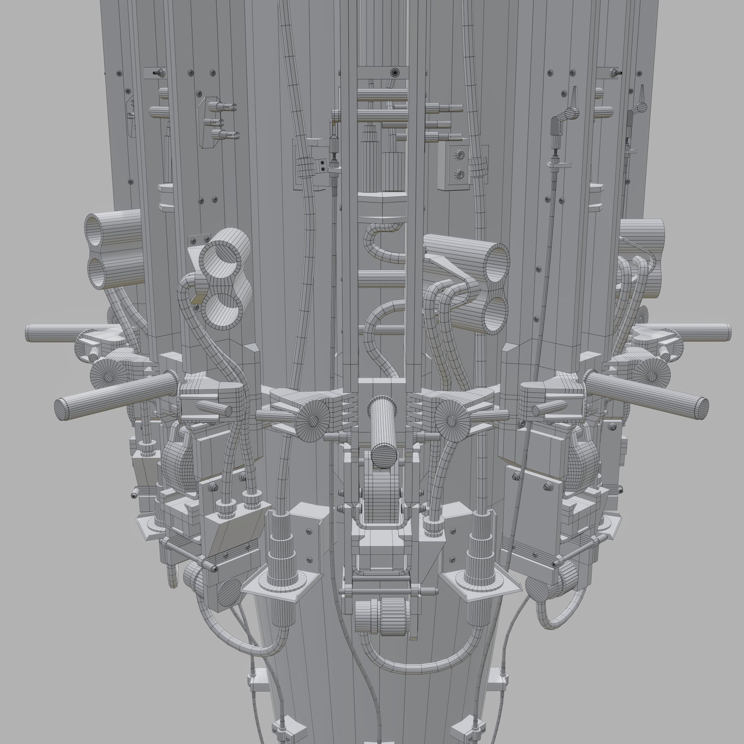 Rotary Bomb Bay Free low-poly 3D model_18