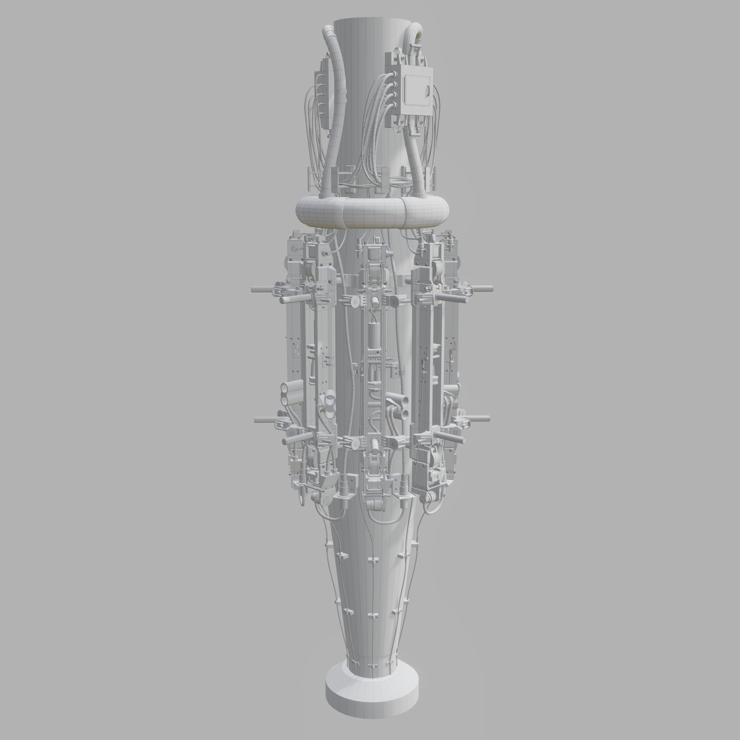 Rotary Bomb Bay Free low-poly 3D model_2