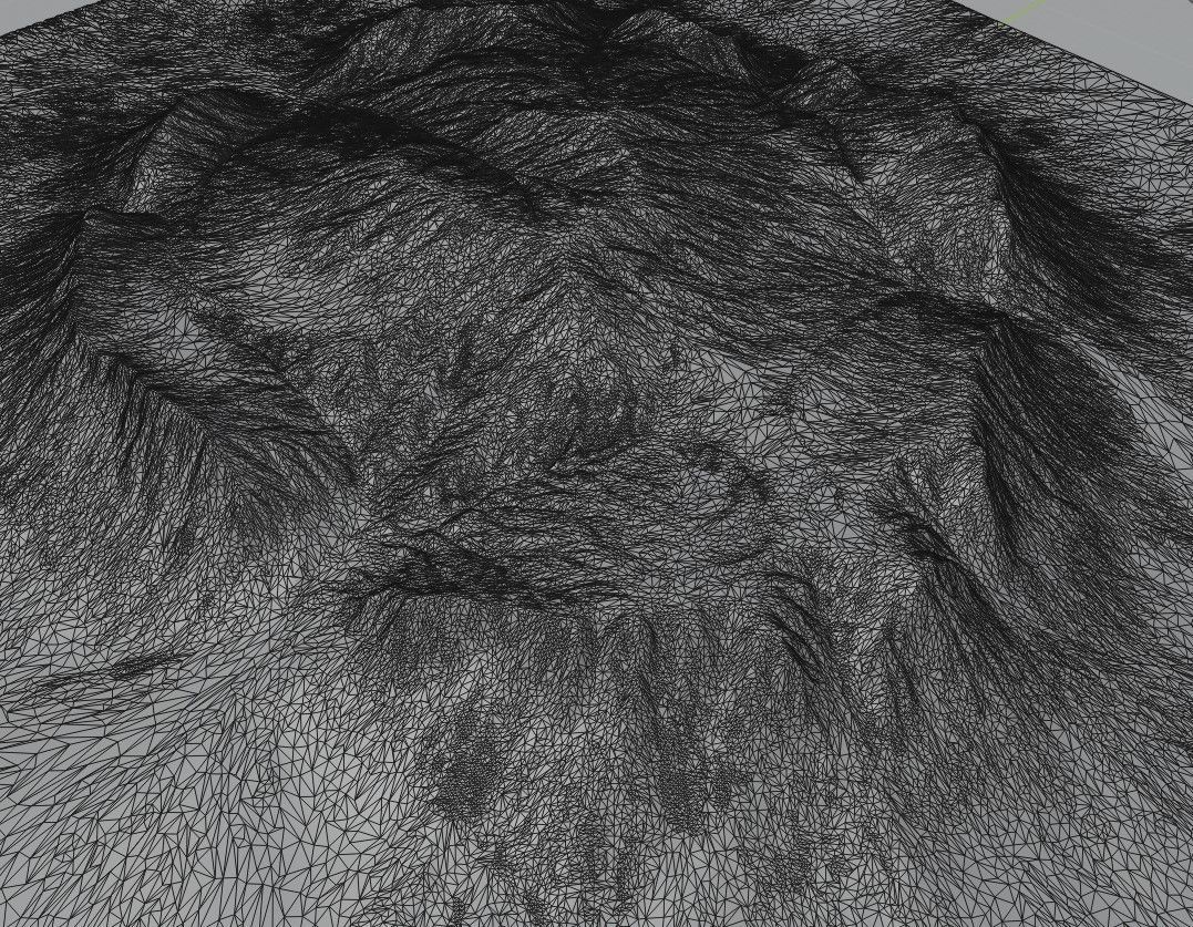 Mountainous Terrain Icelandic - 4k Free 3D model_7