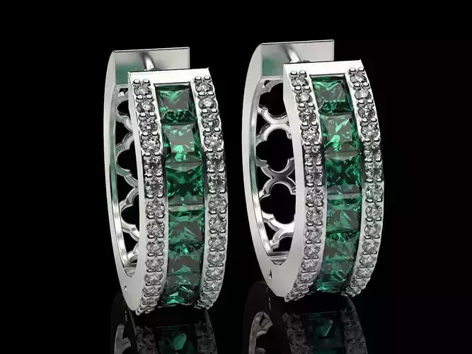 Stylish awning earrings 468