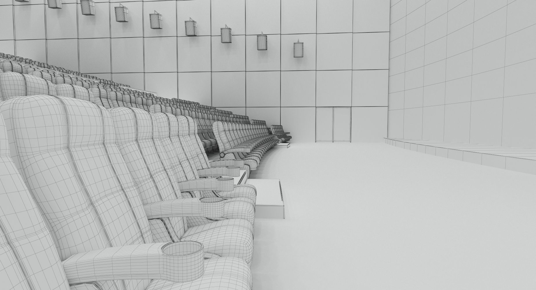Cinema Hall  3D model_37