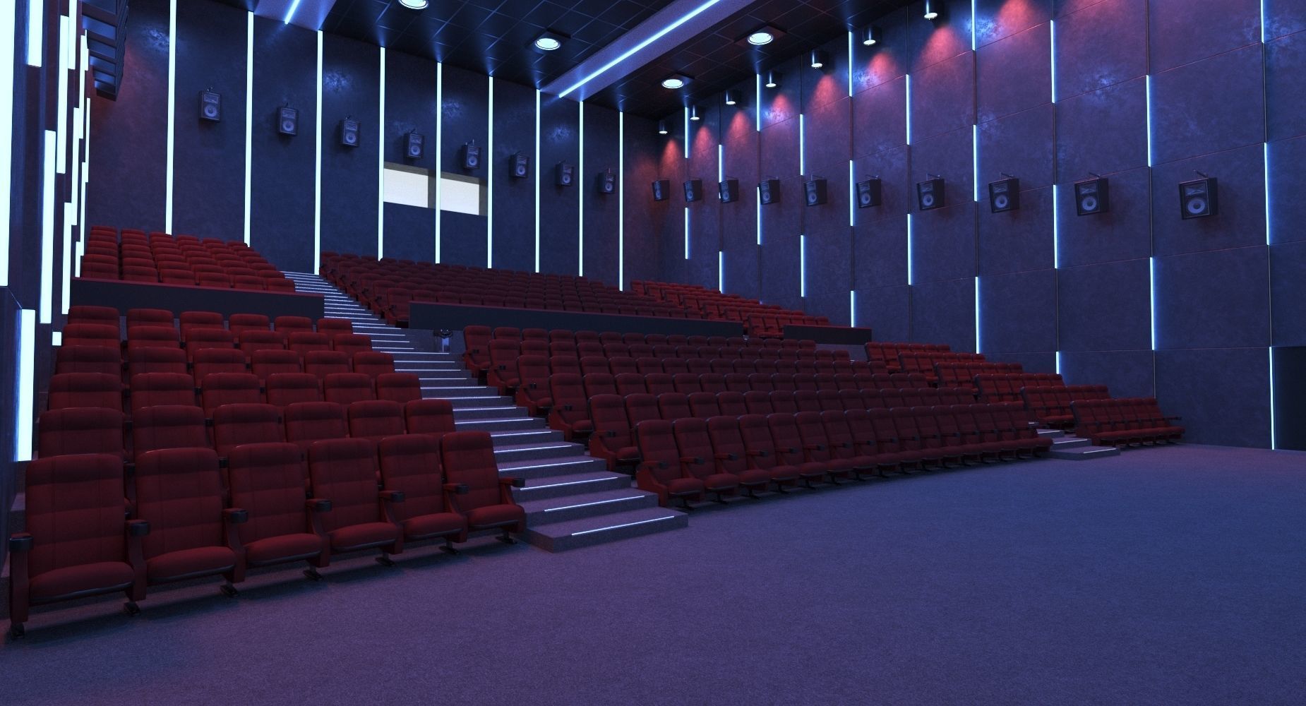 Cinema Hall  3D model_9