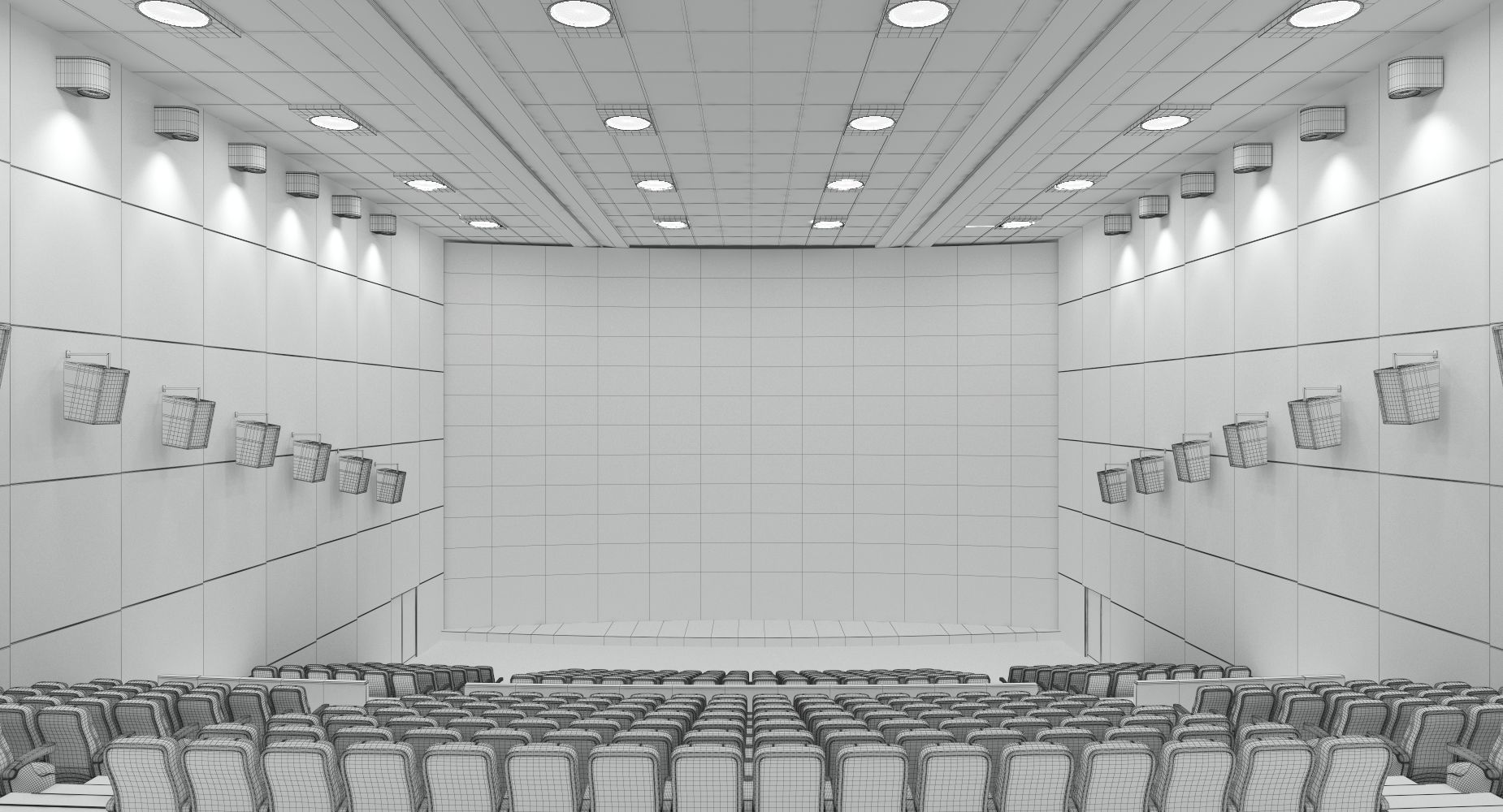 Cinema Hall  3D model_28