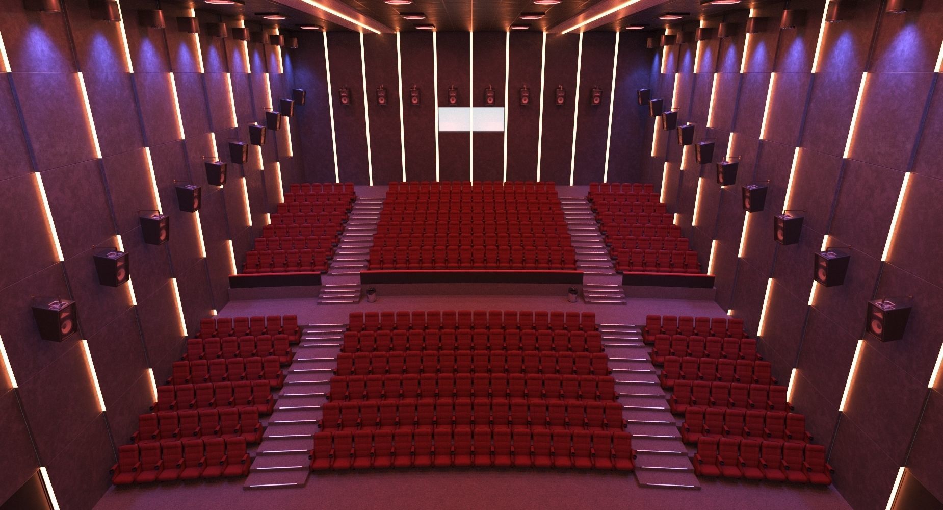 Cinema Hall  3D model_5