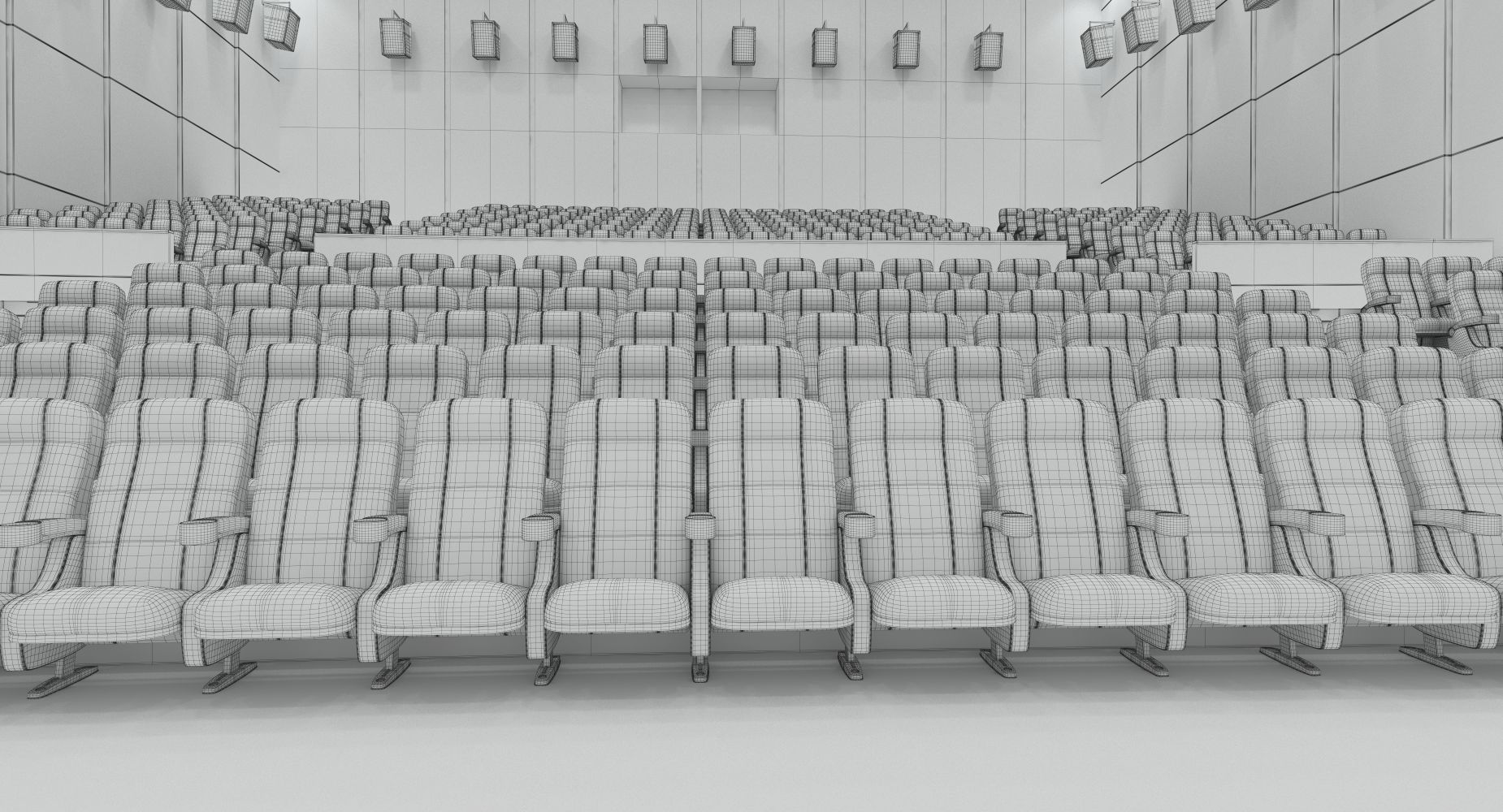 Cinema Hall  3D model_30