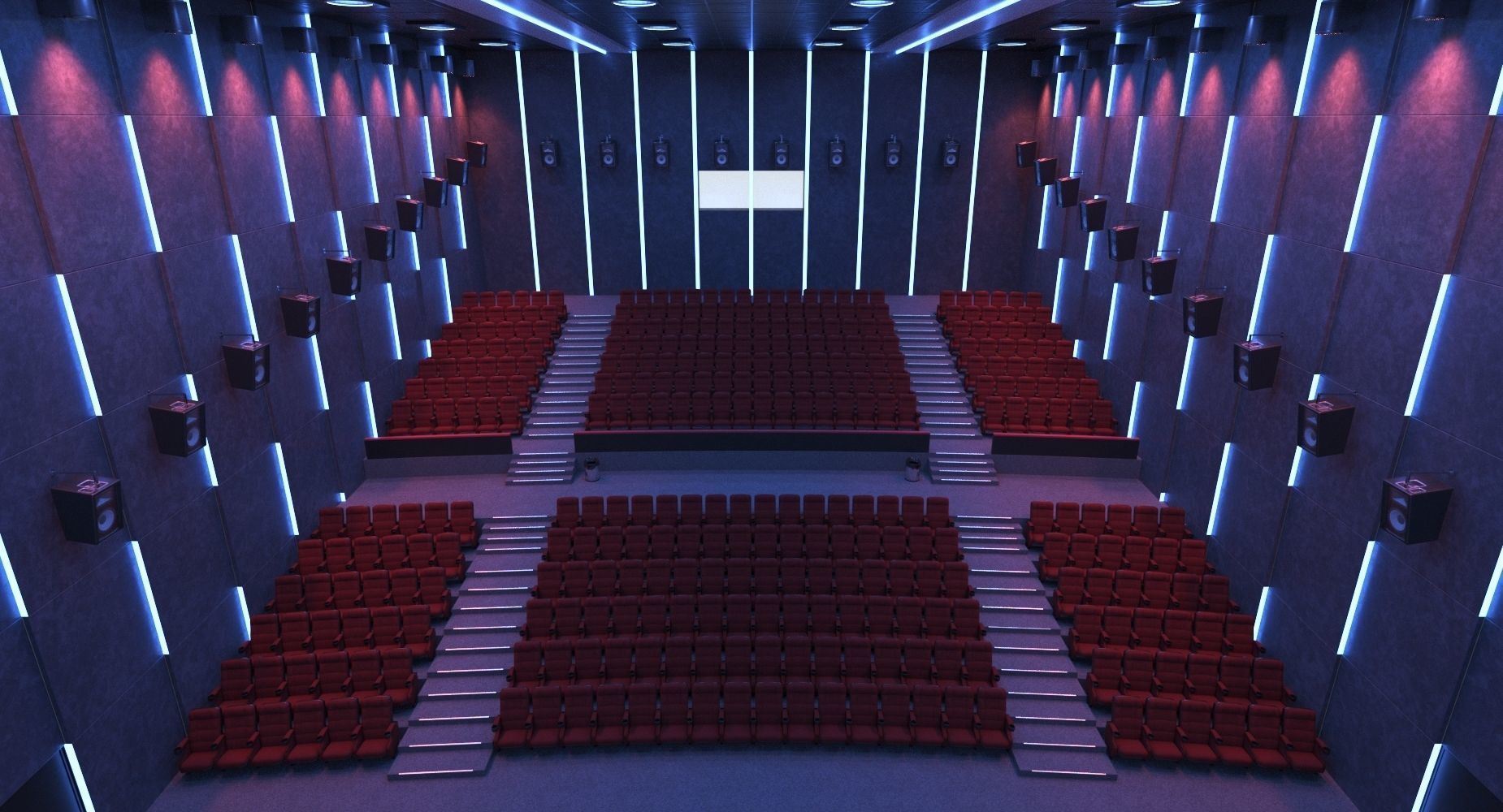 Cinema Hall  3D model_10