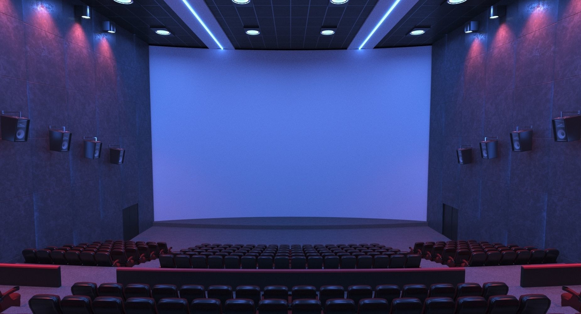 Cinema Hall  3D model_11