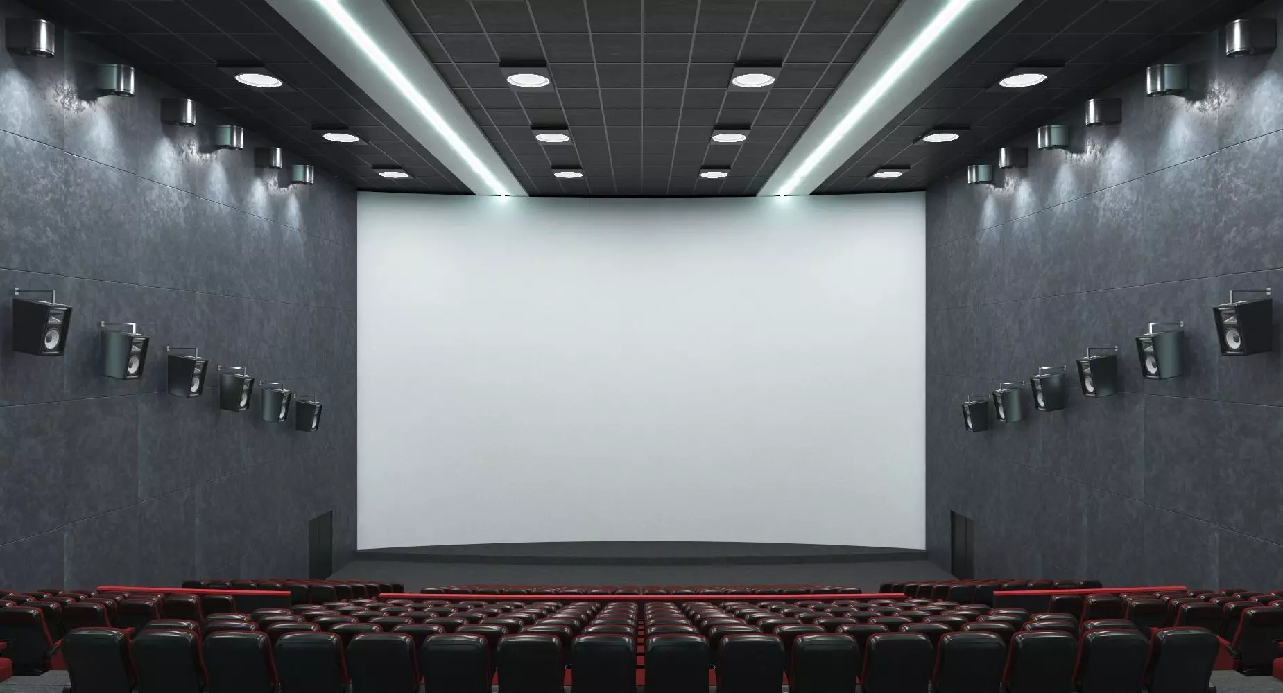 Cinema Hall  3D model_0