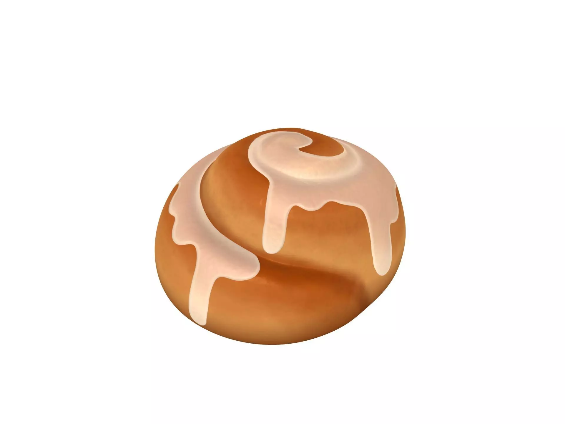 Cinnamon Roll  3D model_0