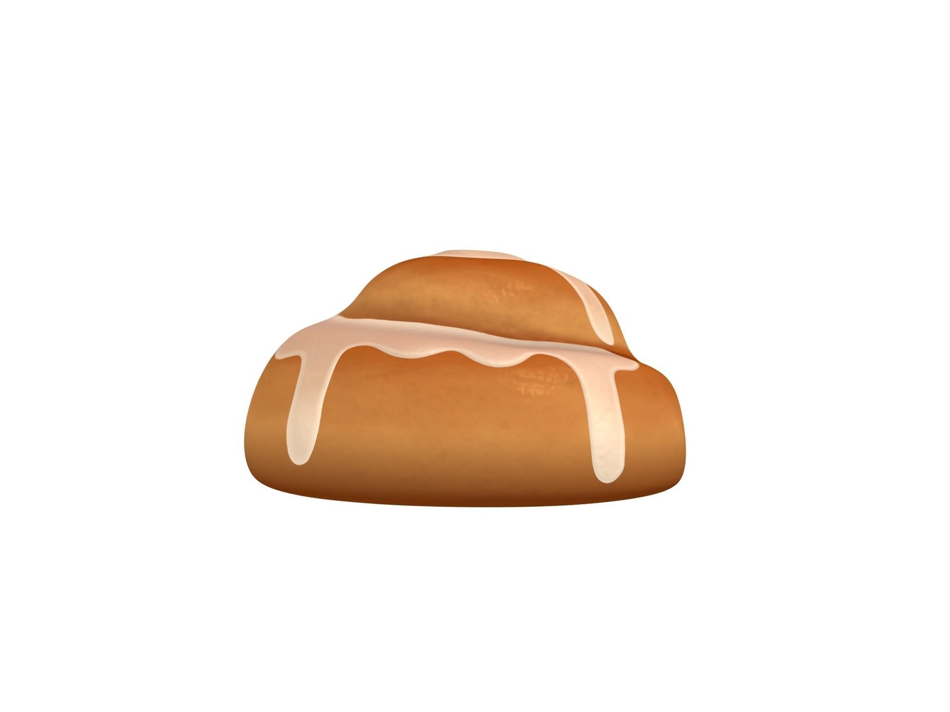 Cinnamon Roll  3D model_2