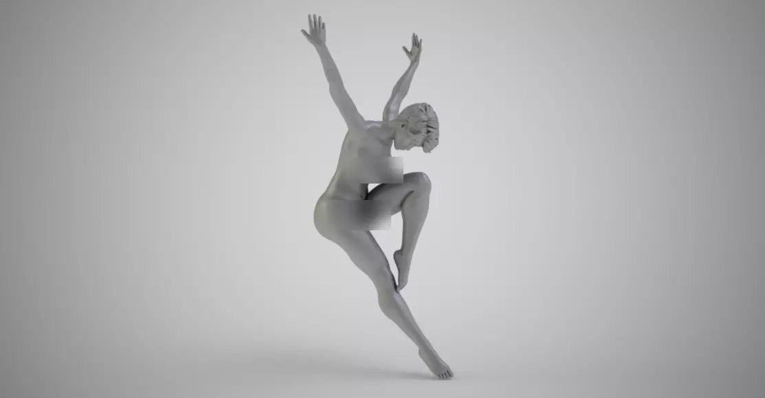 Art Pose 3 3D print model_0