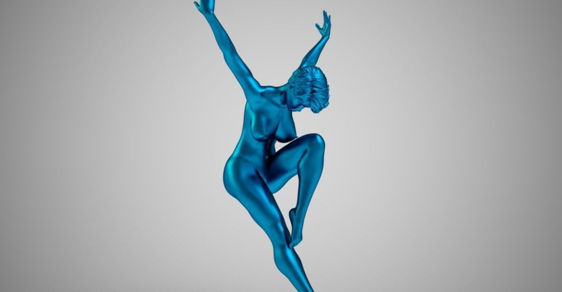 Art Pose 3 3D print model_9