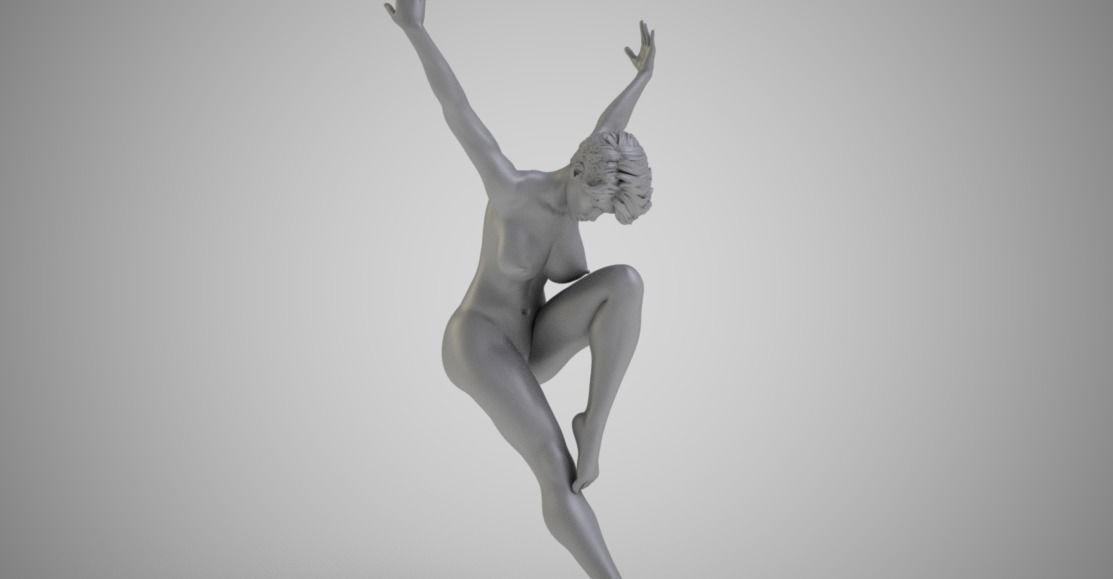 Art Pose 3 3D print model_6