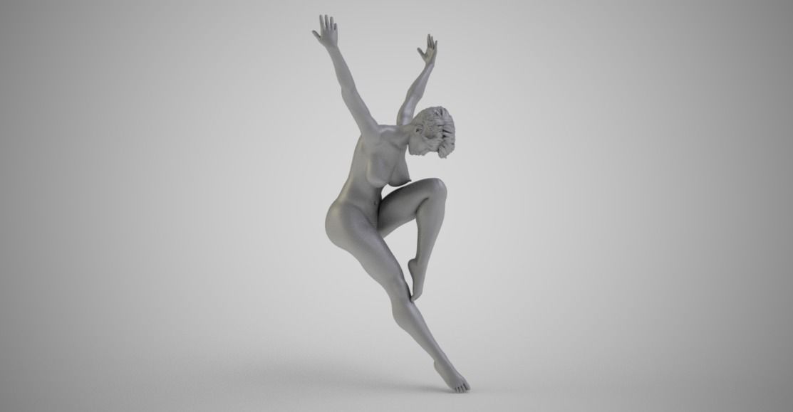 Art Pose 3 3D print model_1