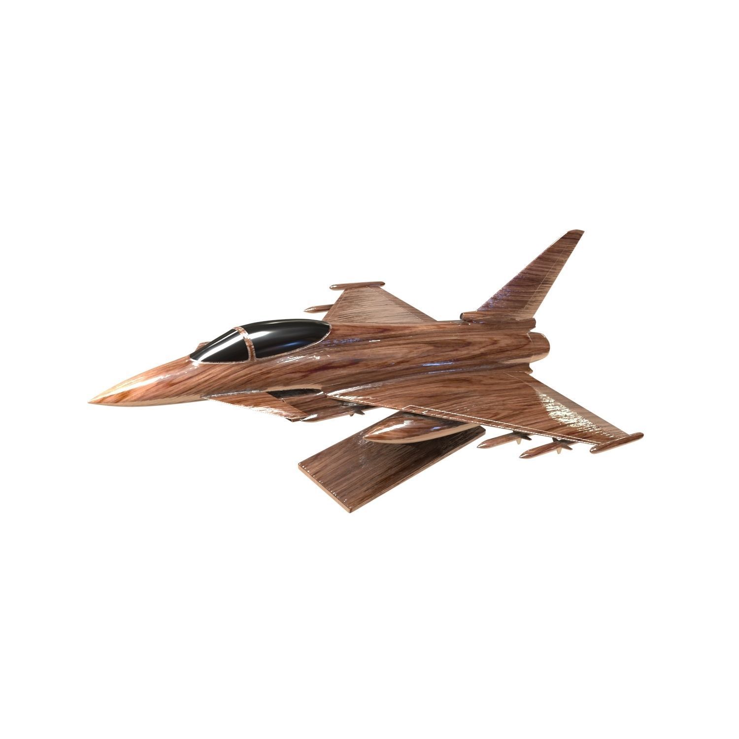 Eurofighter Typhoon Jet Aircraft Decoration 3D model_2