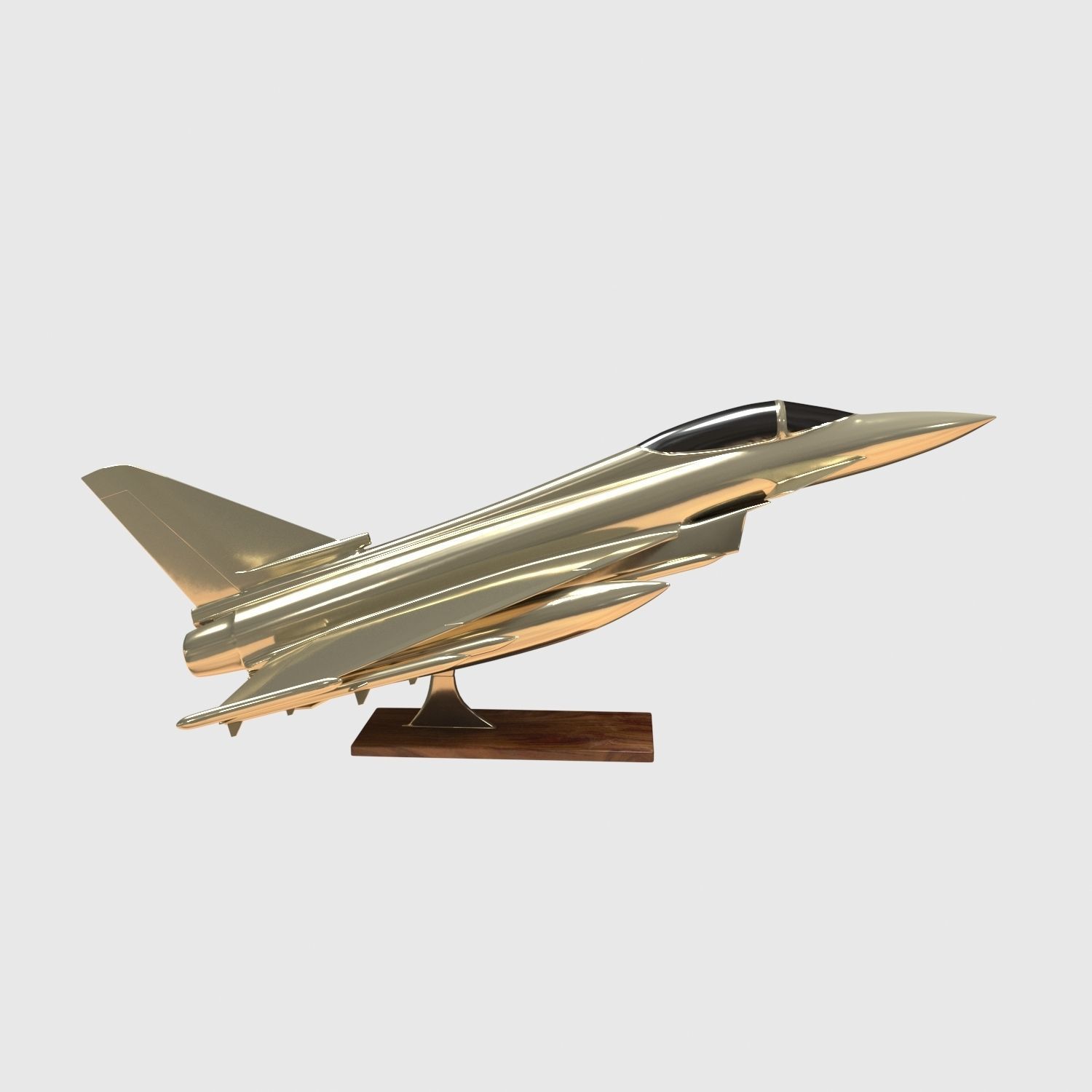 Eurofighter Typhoon Jet Aircraft Decoration 3D model_10