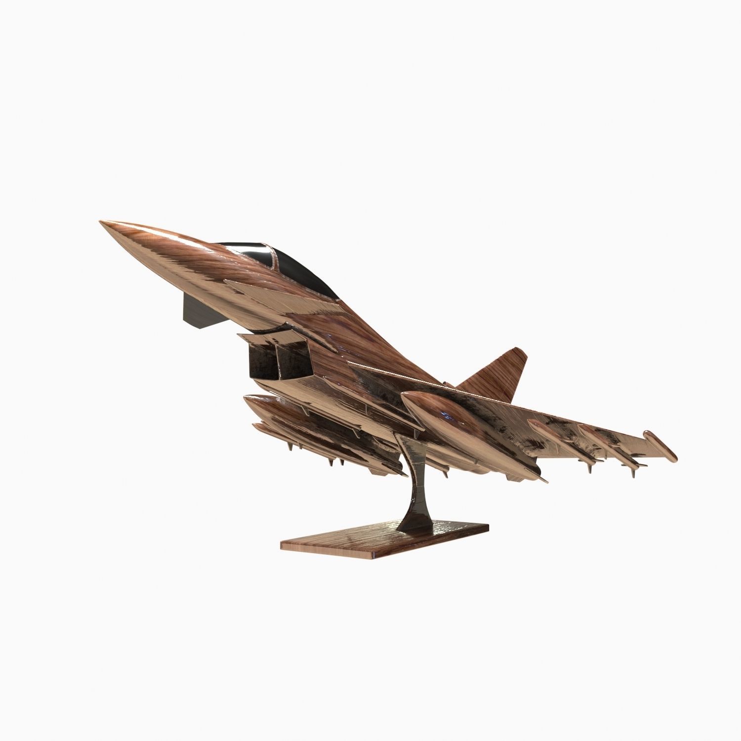 Eurofighter Typhoon Jet Aircraft Decoration 3D model_5