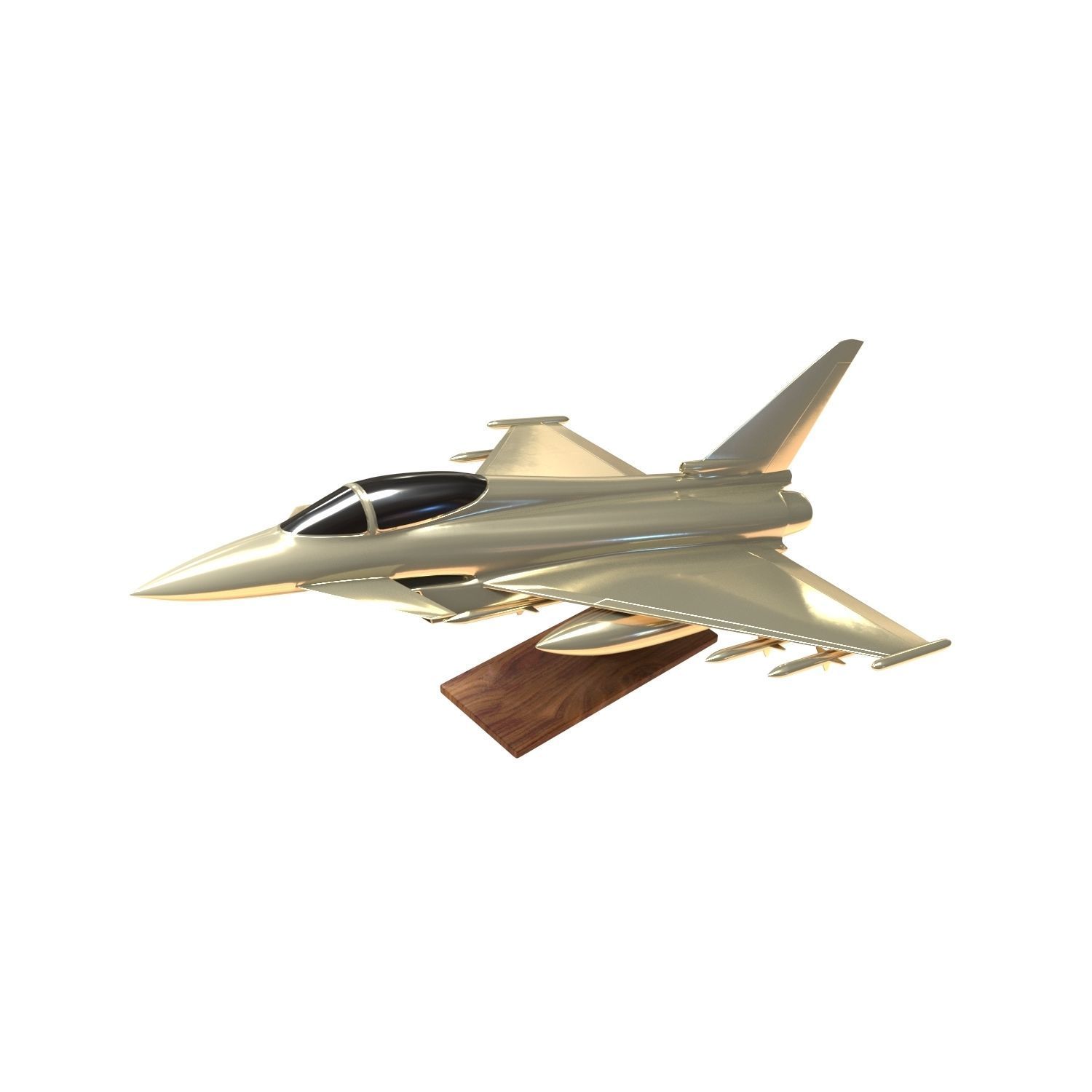 Eurofighter Typhoon Jet Aircraft Decoration 3D model_4