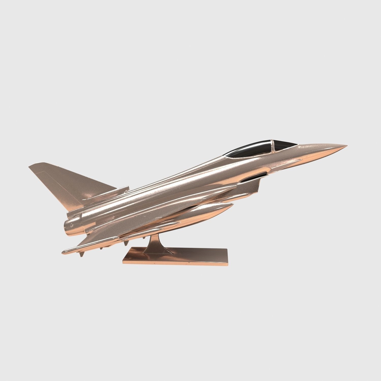 Eurofighter Typhoon Jet Aircraft Decoration 3D model_9