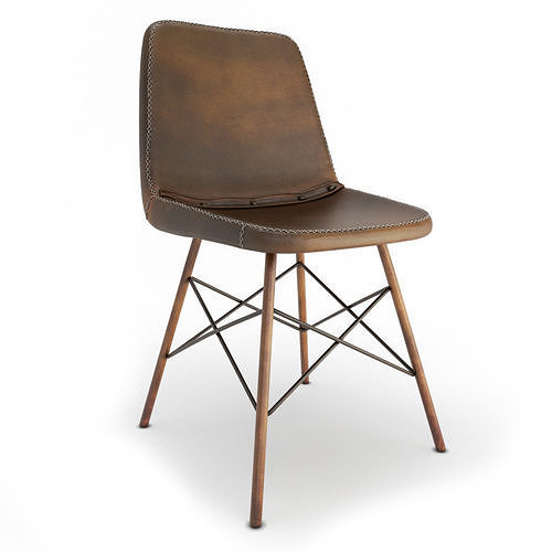 Vintage Chair Doris Braid Segarra 3D model