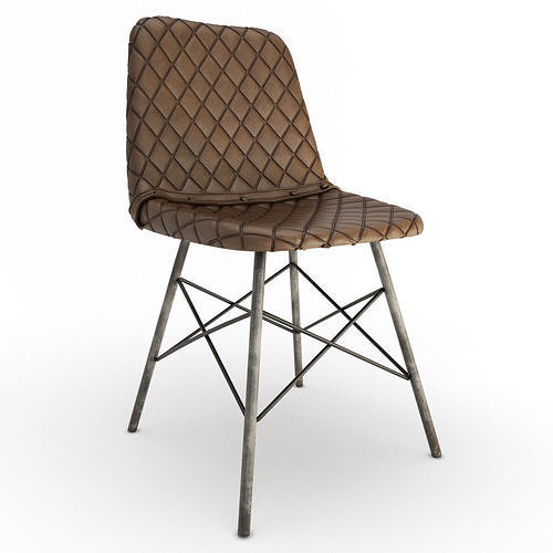 Vintage Chair Doris Diamond Segarra 3D model